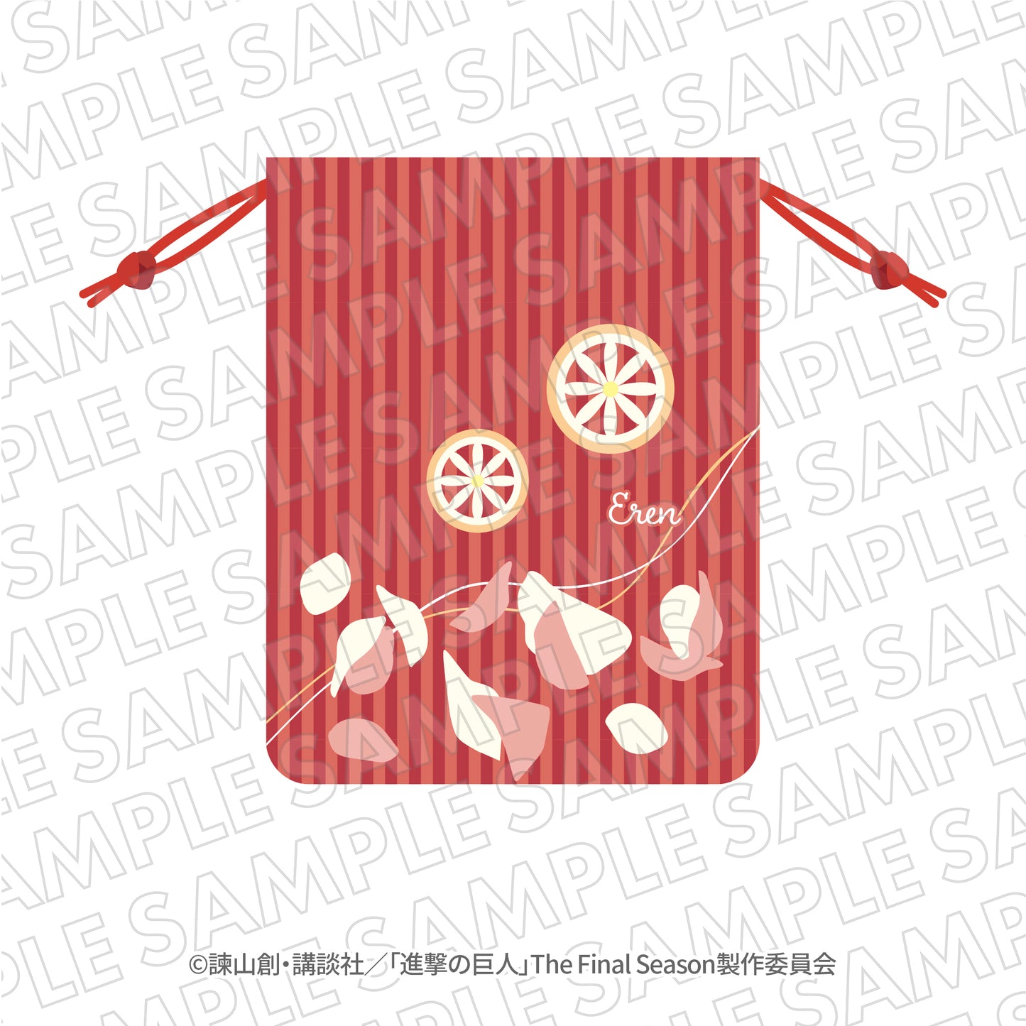 『進撃の巨人』VASARAコラボ 巾着 エレン