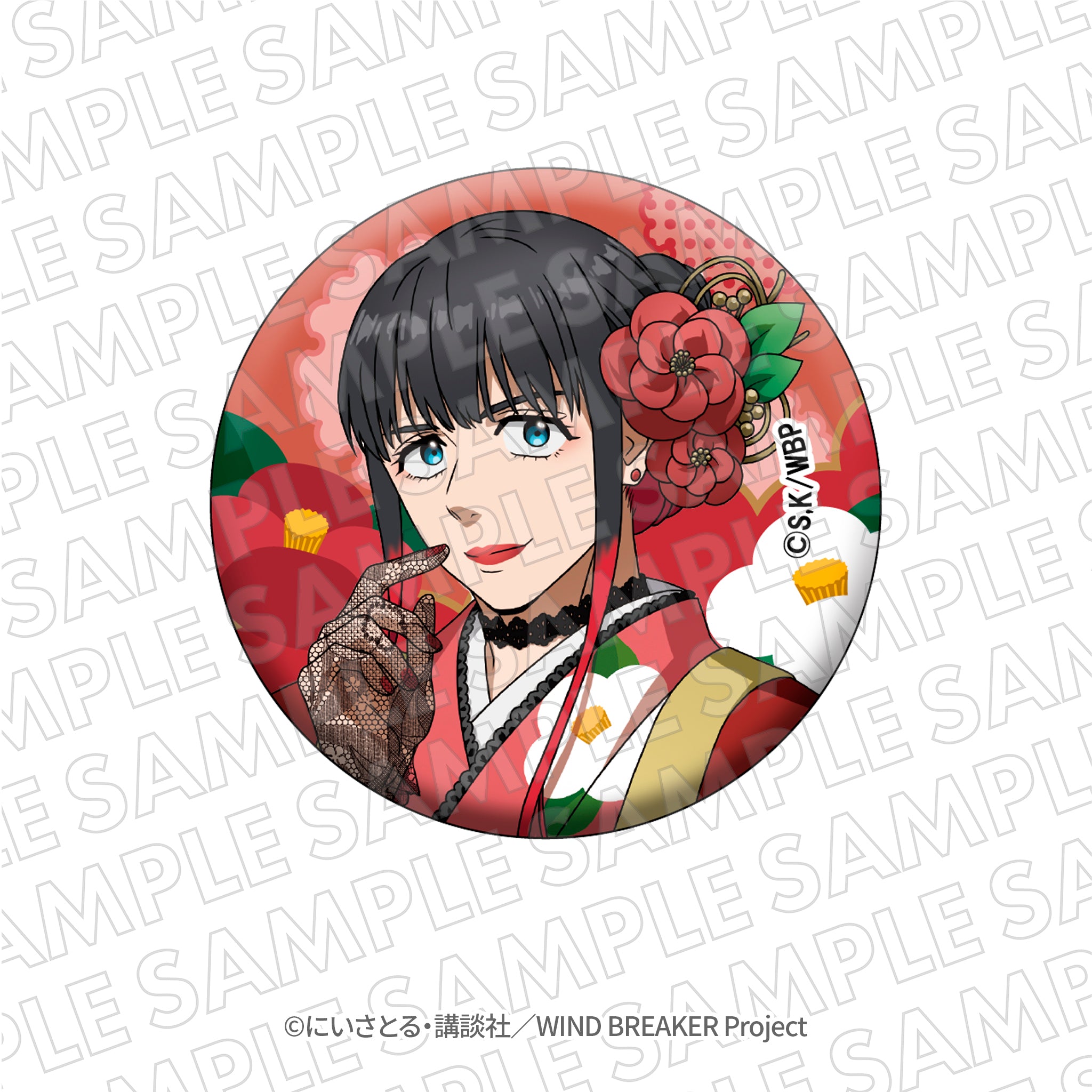 『WIND BREAKER』VASARAコラボ グリッター缶バッジ 椿野佑