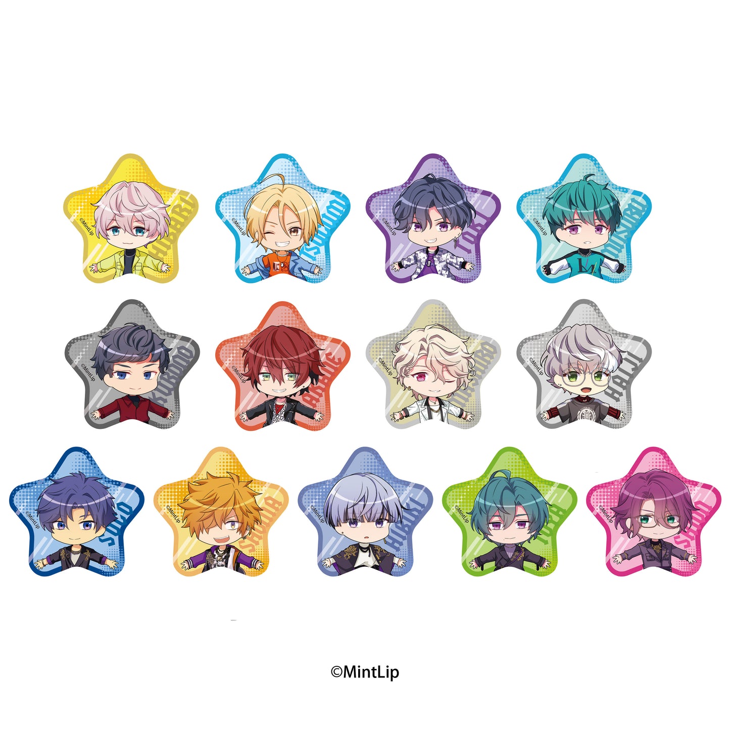 『DIG-ROCK』星型缶バッジ 全13種ランダム仕様