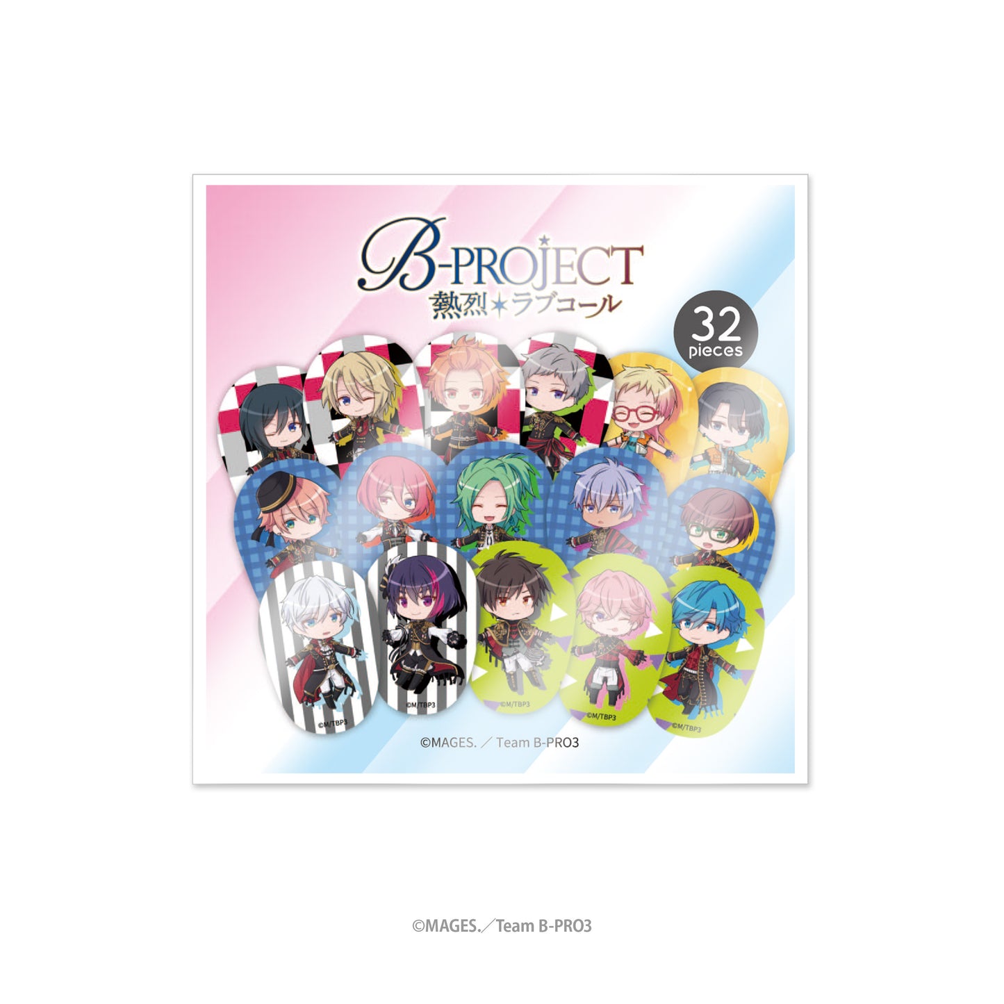 『B-PROJECT ~熱烈*ラブコール~』手つなぎフレークシール