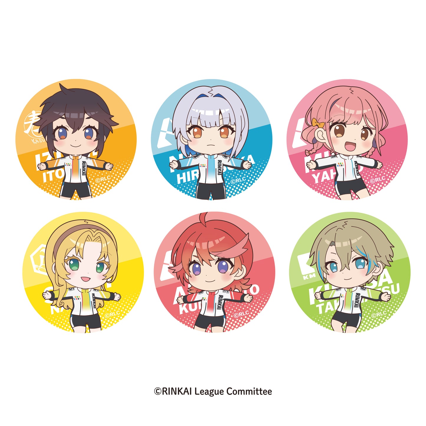 『リンカイ!』缶バッジ 全6種(ランダム仕様)