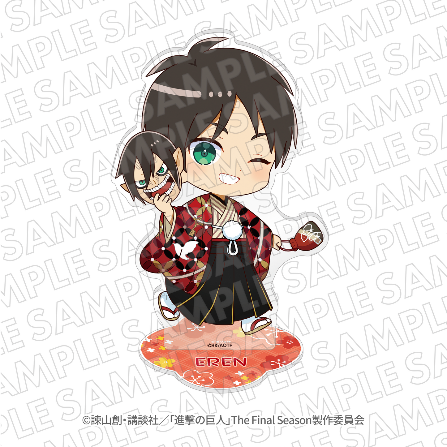 『進撃の巨人』VASARAコラボ ミニキャラBIGアクリルスタンド エレン