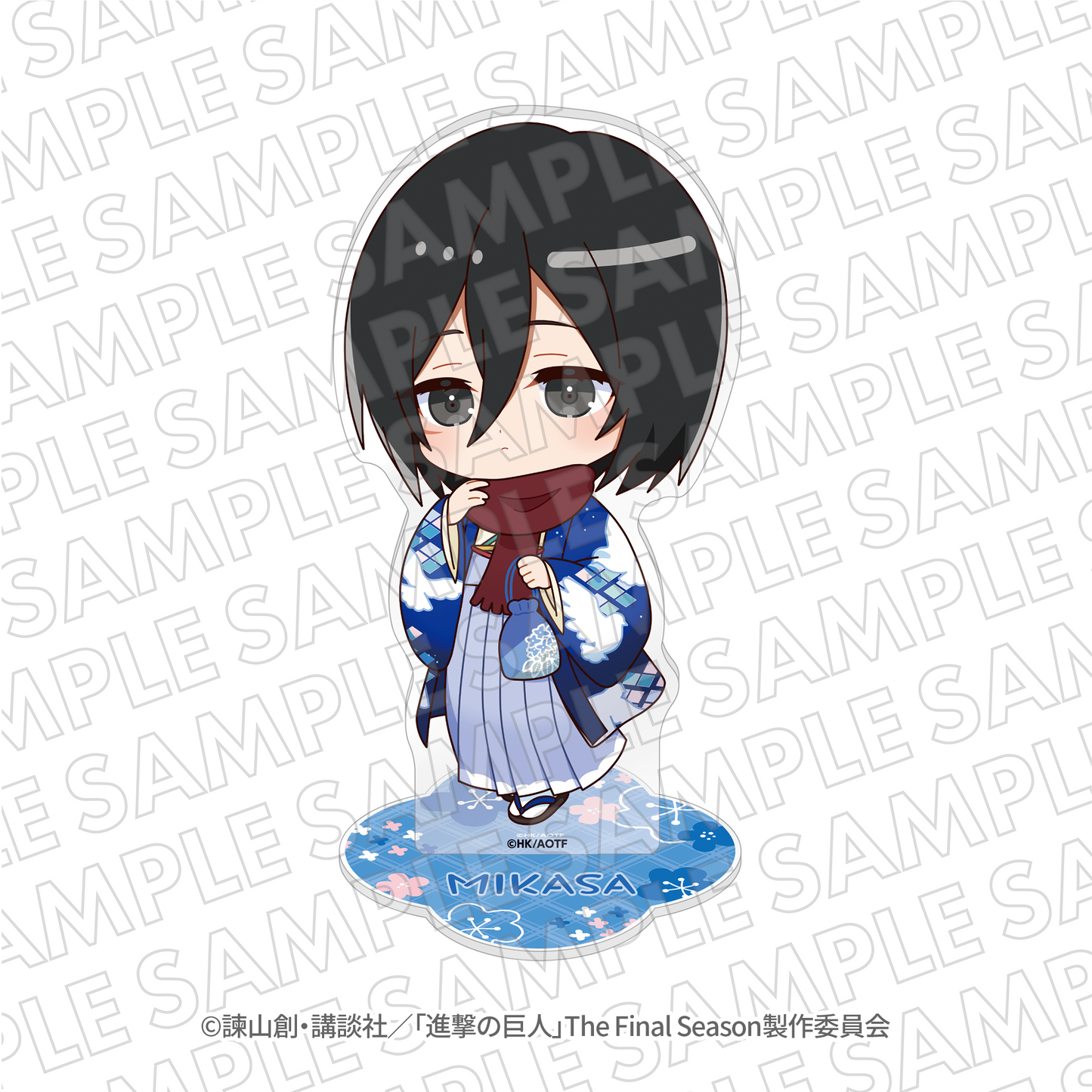 『進撃の巨人』VASARAコラボ ミニキャラBIGアクリルスタンド ミカサ
