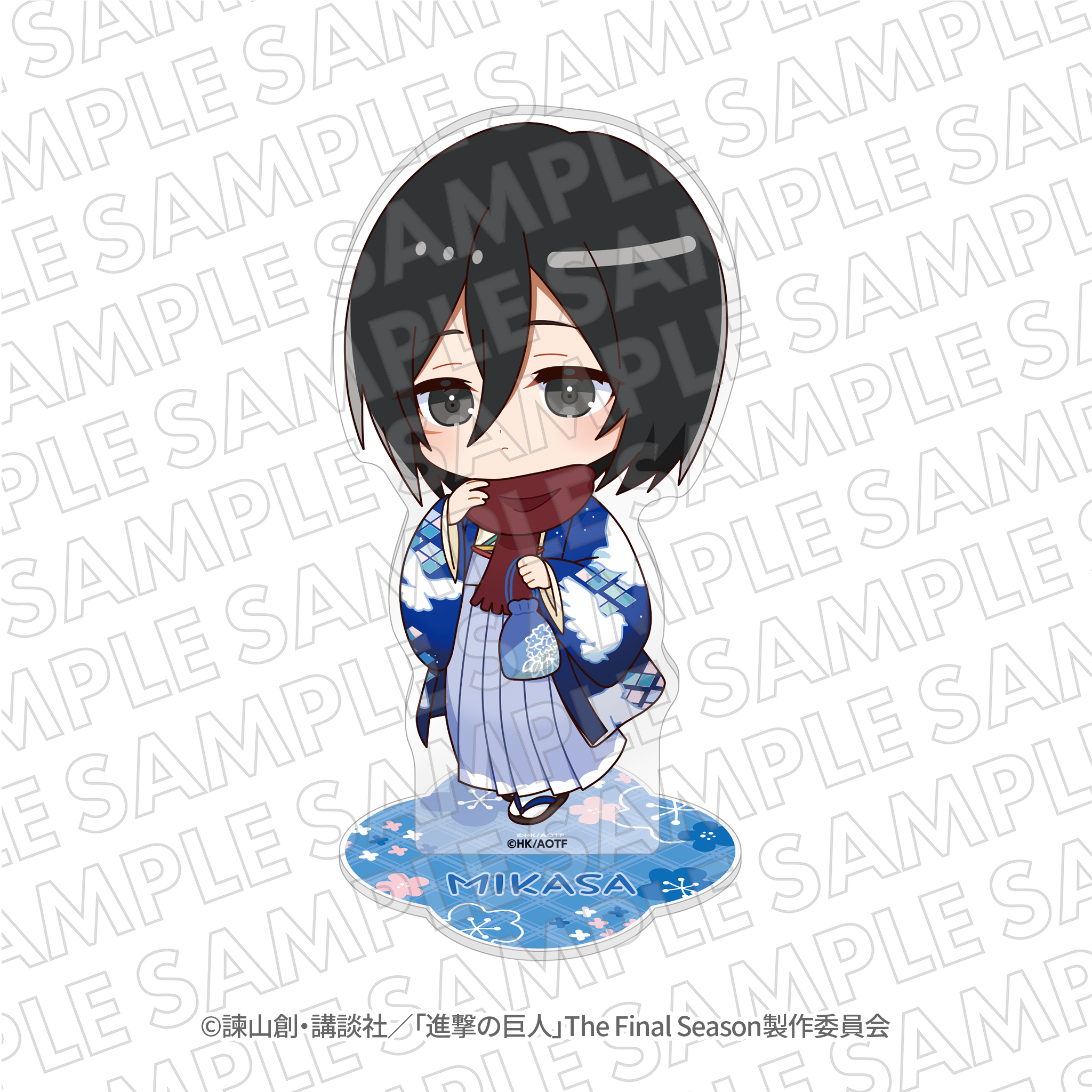 『進撃の巨人』VASARAコラボ ミニキャラBIGアクリルスタンド ミカサ