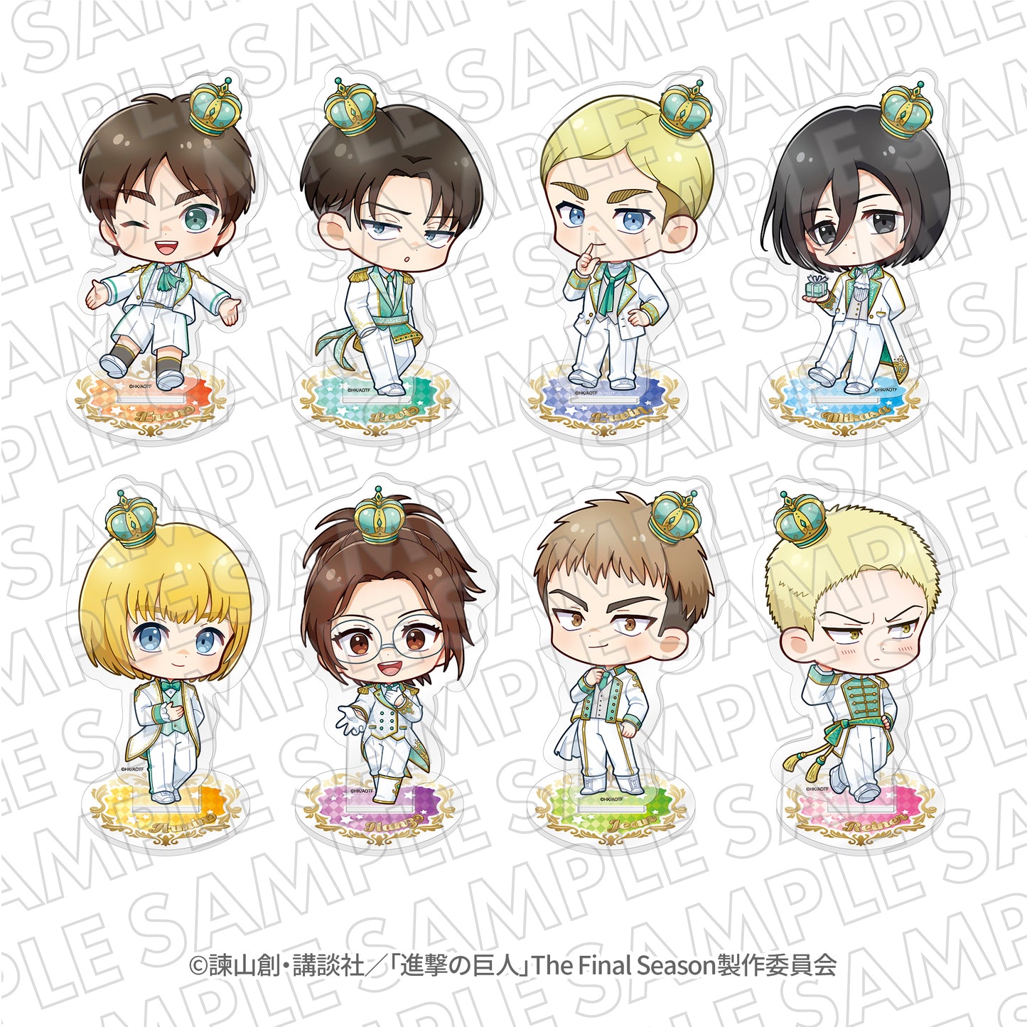 『進撃の巨人』エスクリコラボ第二弾 ミニキャラBIGアクリルスタンド ミカサ