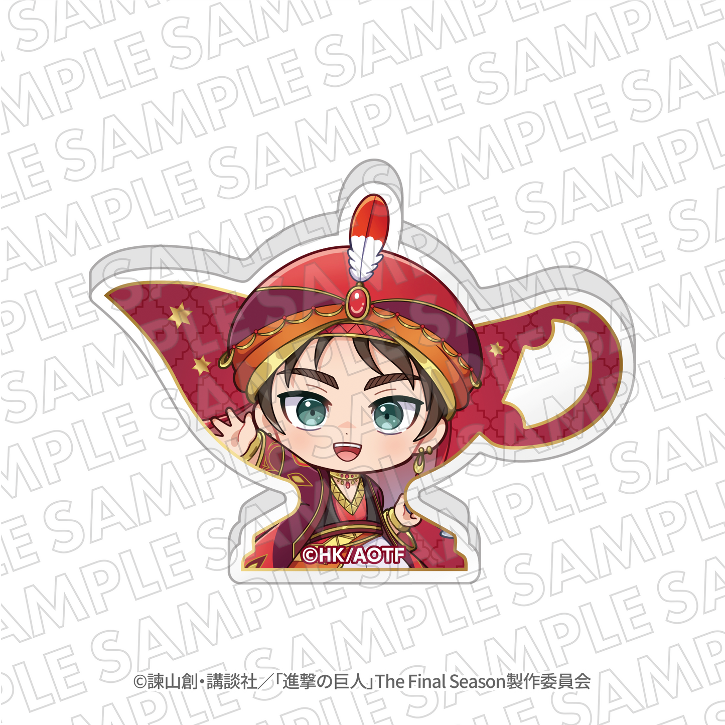 EC限定『進撃の巨人』100時間カレーコラボ トレーディングアクリルブロック (セット全6種)