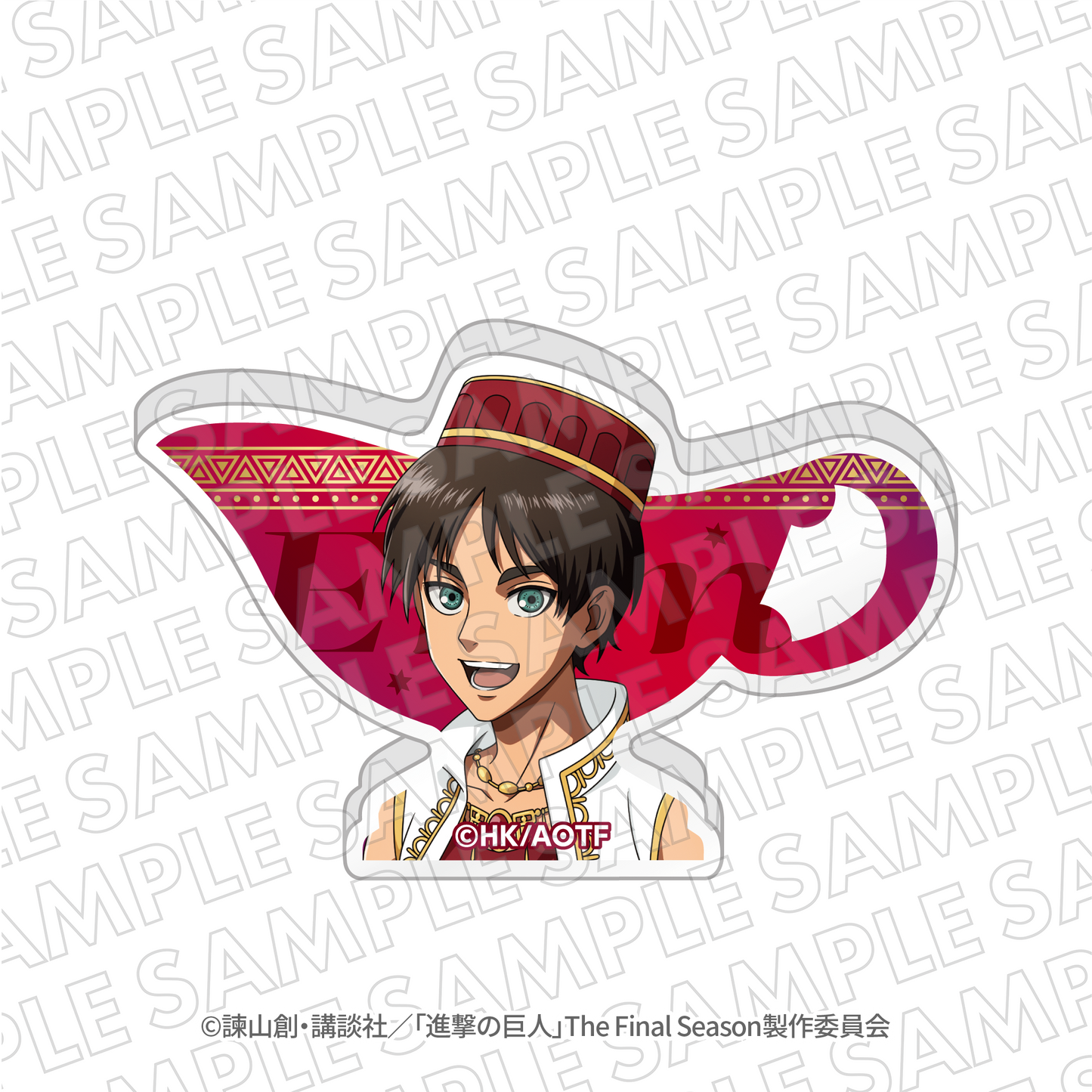 EC限定『進撃の巨人』100時間カレーコラボ トレーディングアクリルブロック (セット全6種)