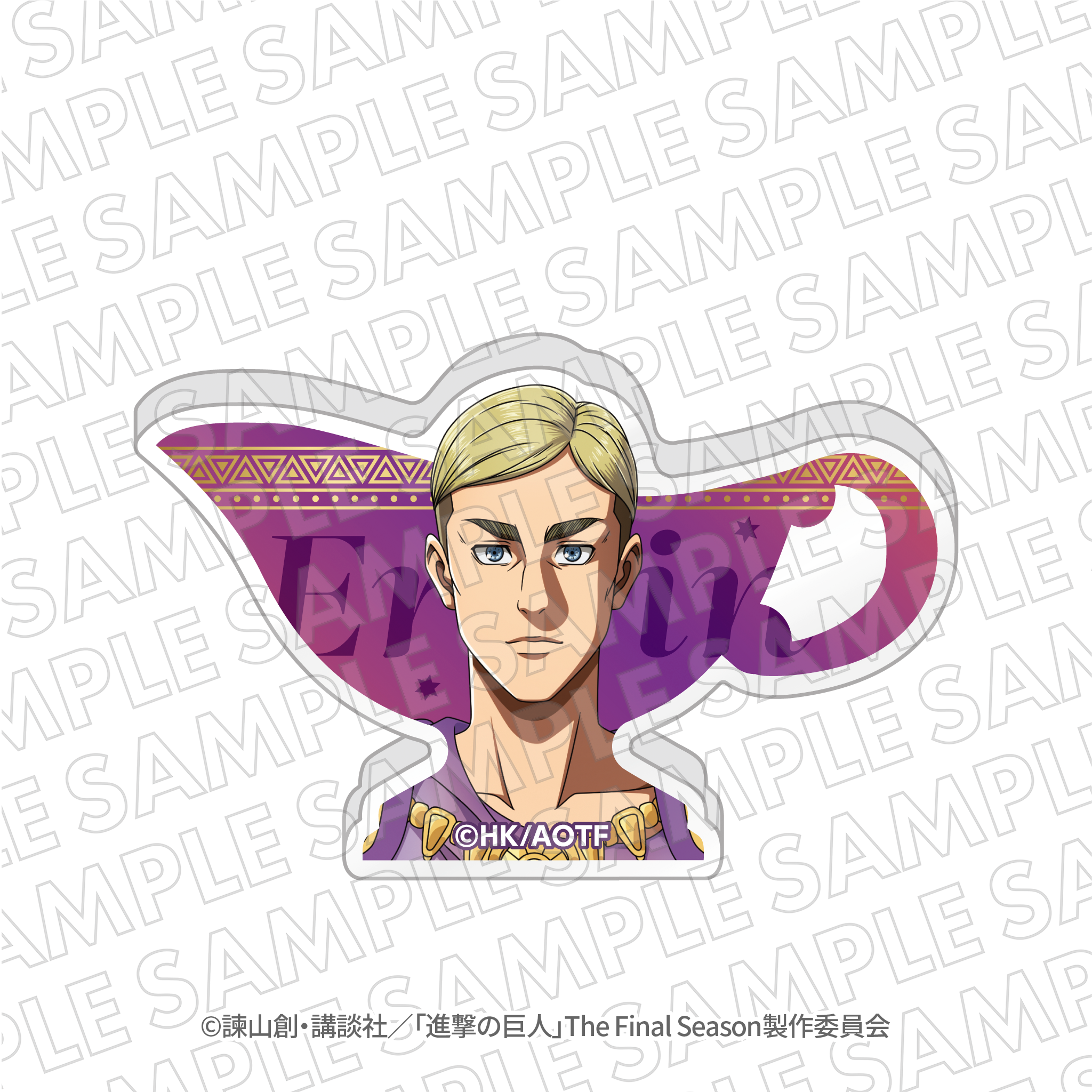 『進撃の巨人』100時間カレーコラボ トレーディングアクリルブロック