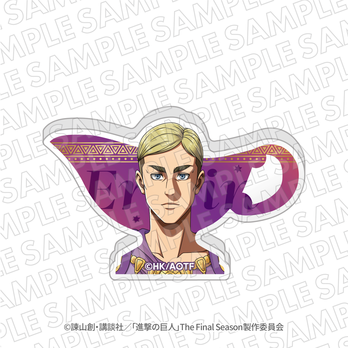 EC限定『進撃の巨人』100時間カレーコラボ トレーディングアクリルブロック (セット全6種)