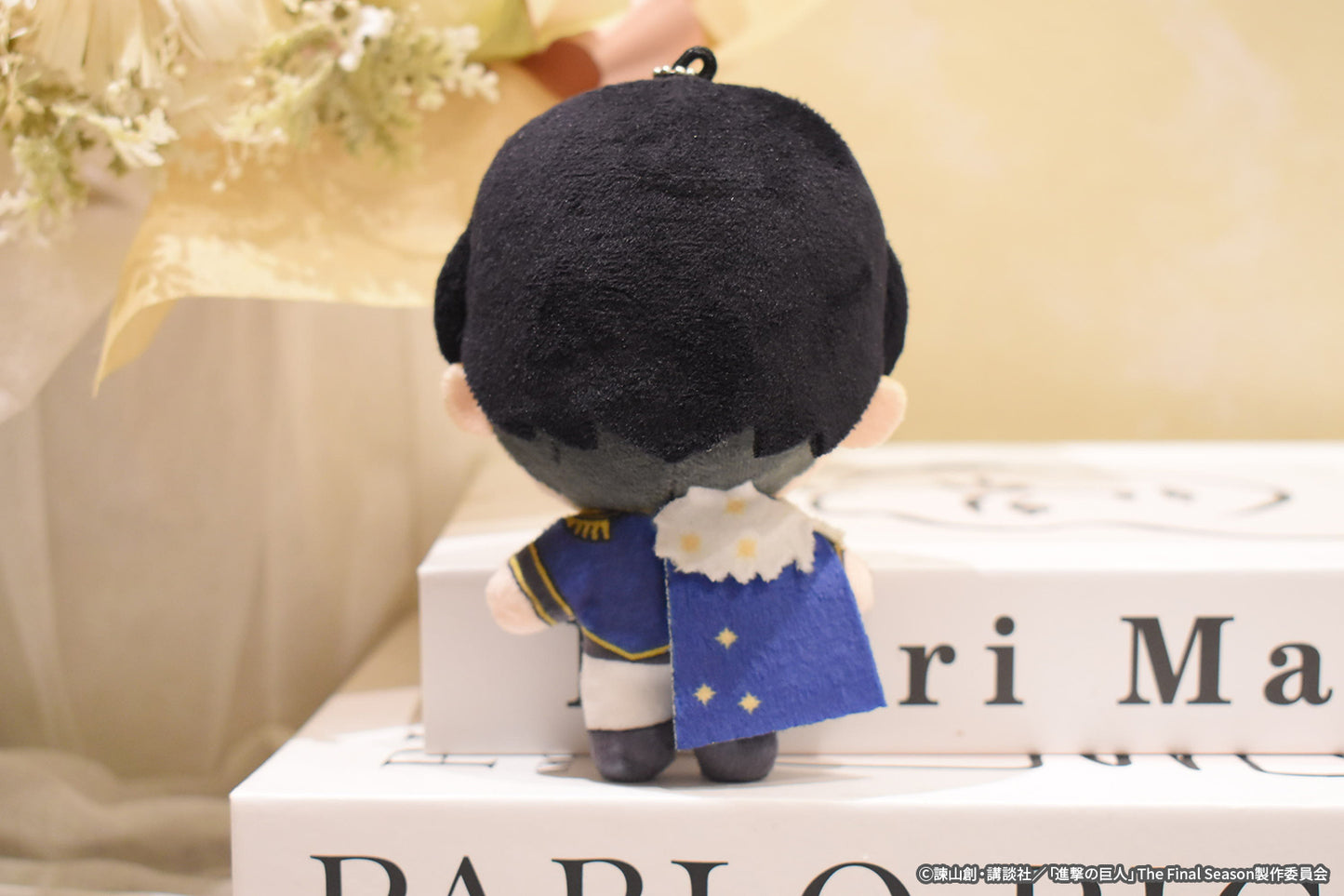 ＜5月中旬以降発送＞EC限定『進撃の巨人』エスクリコラボ第三弾　ぬいぐるみキーホルダー　リヴァイ