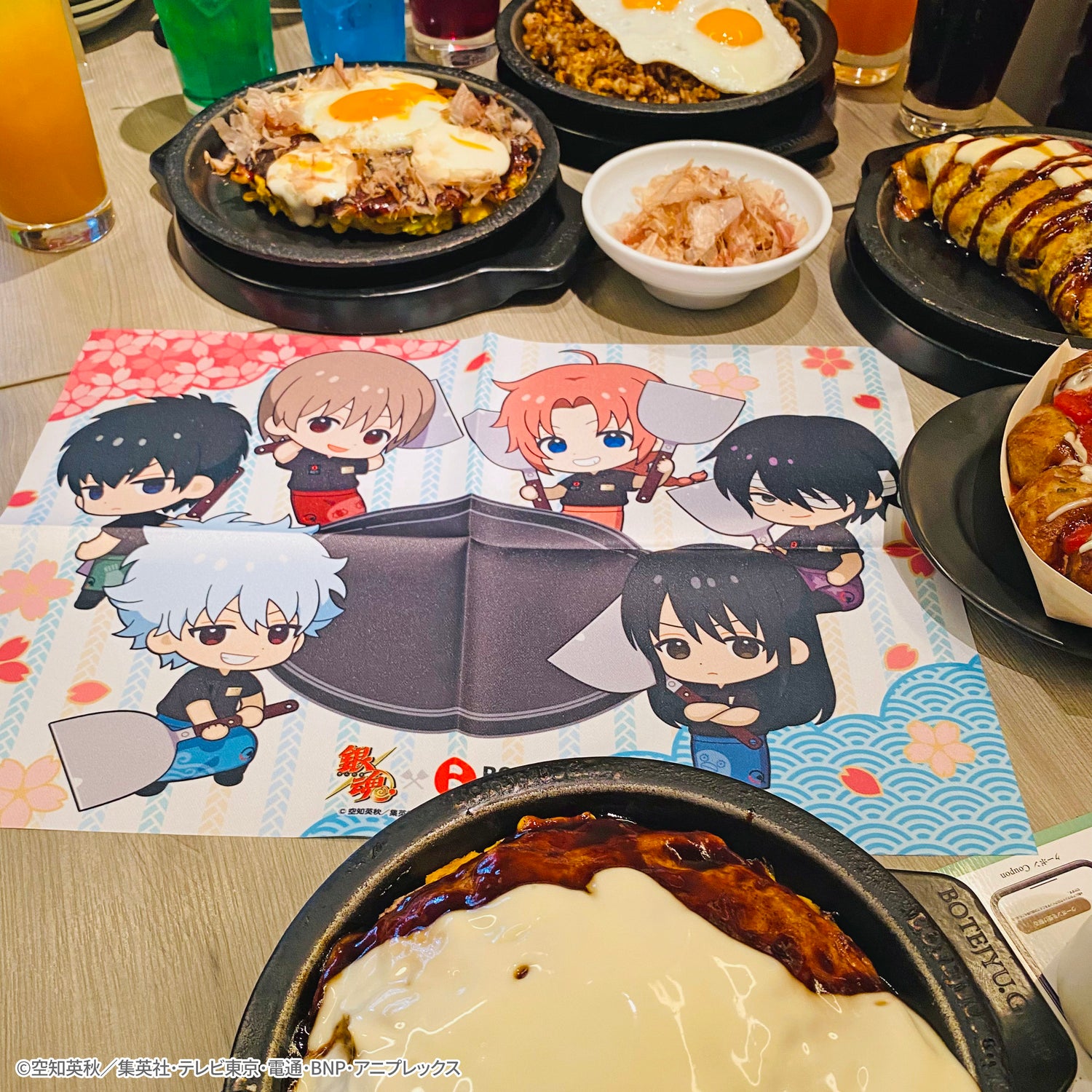『銀魂』ぼてぢゅう　ランチョンマット＜※1会計につき3点まで＞
