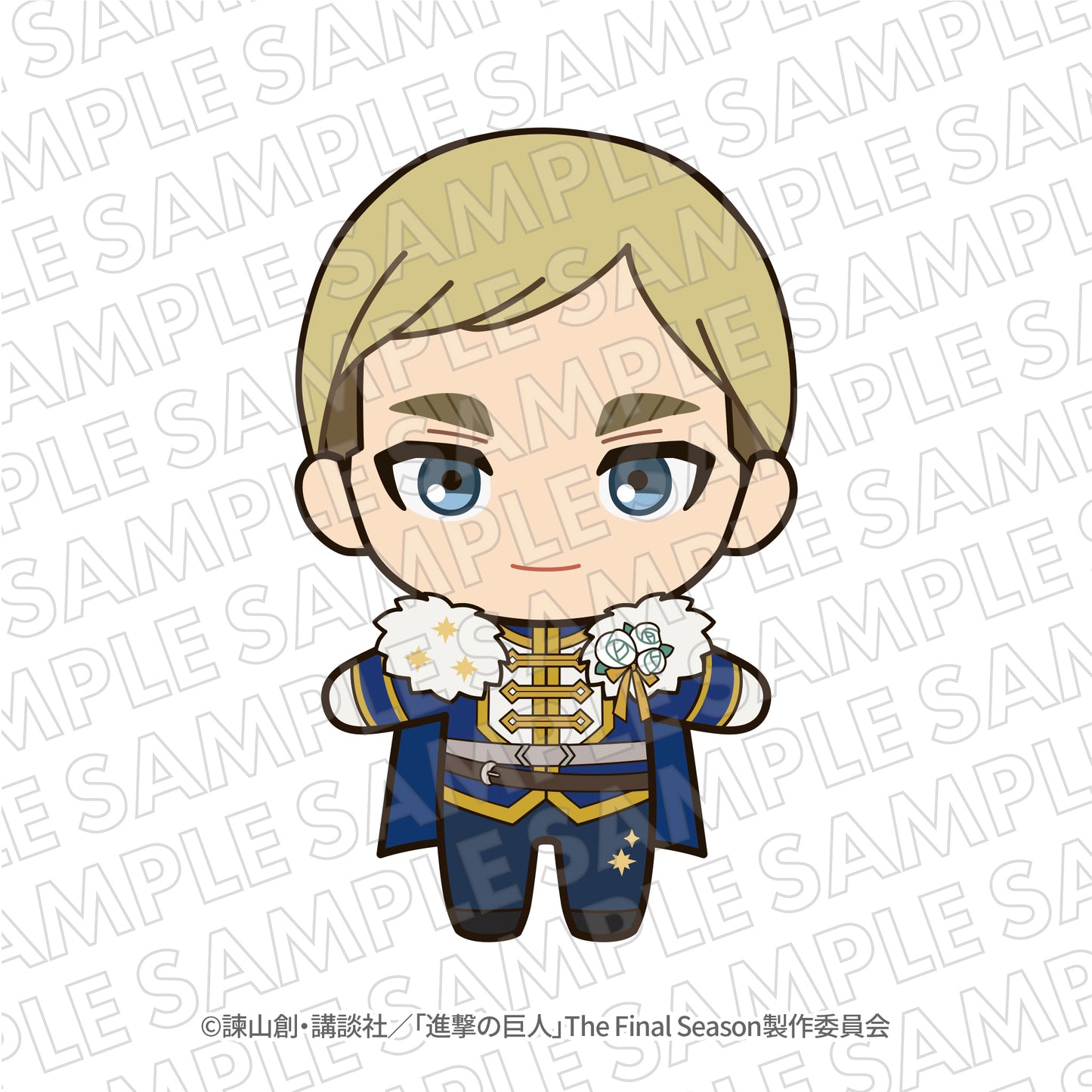 ＜5月中旬以降発送＞EC限定『進撃の巨人』エスクリコラボ第三弾　ぬいぐるみキーホルダー　エルヴィン