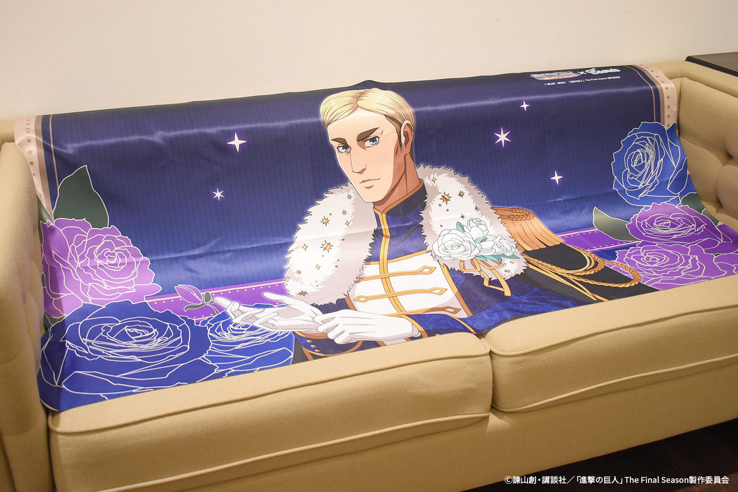 『進撃の巨人』エスクリコラボ第三弾　ベッドスロー　エルヴィン