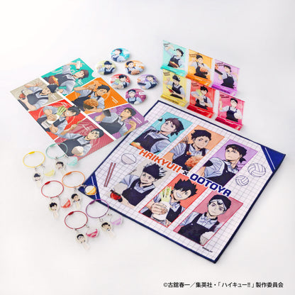 ハイキュー!!×大戸屋　トレーディングホログラム缶バッジ(全6種バラ)
