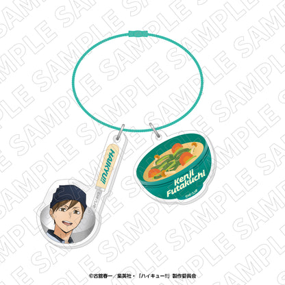 ハイキュー!!×大戸屋第2弾　トレーディングおたま＆お味噌汁2連アクリルチャーム(全6種ランダム)