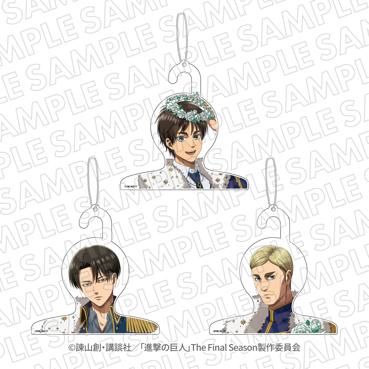 『進撃の巨人』エスクリコラボ第三弾　ミニアクリルハンガー　エレン