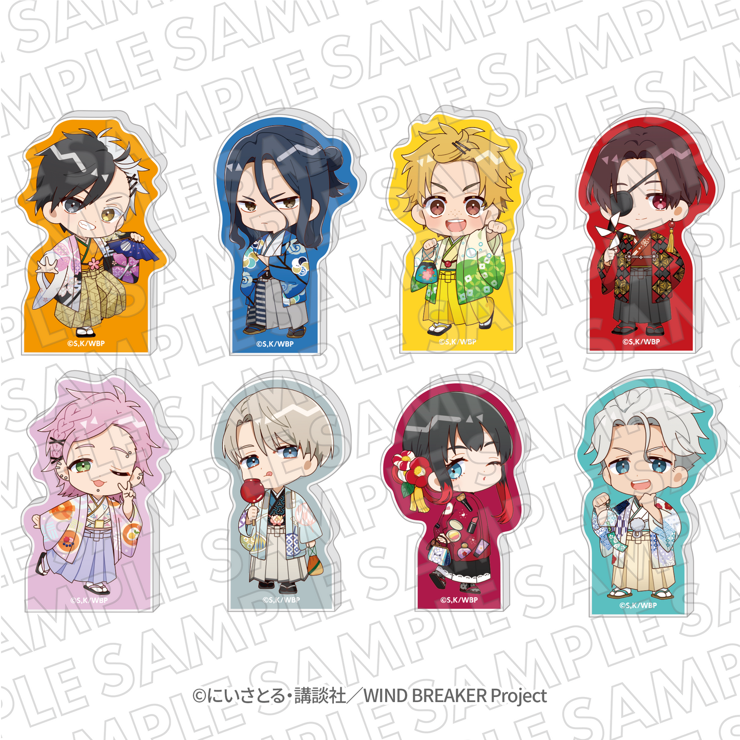 山中柔太朗 KIRARI アクリルブロック WIND BREAKER』VASARAコラボ トレーディングミニキャラアクリル