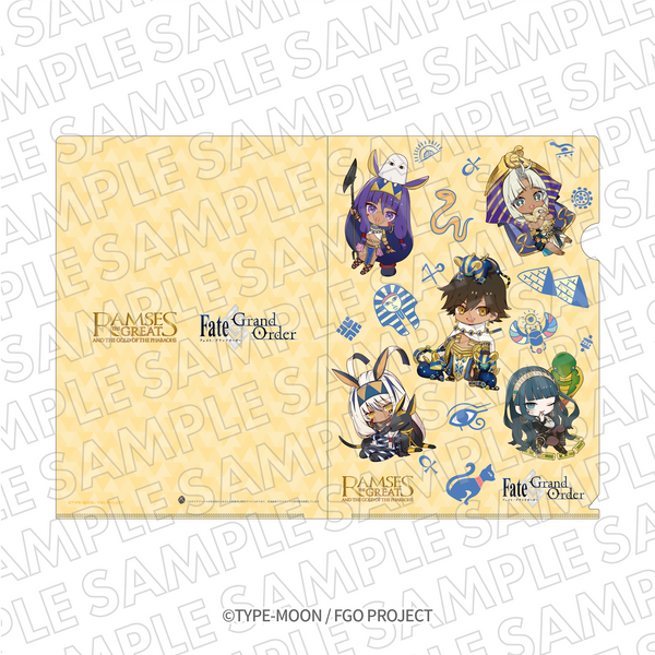 ラムセス大王展 × Fate/Grand Order　ライムストーンクリアファイル