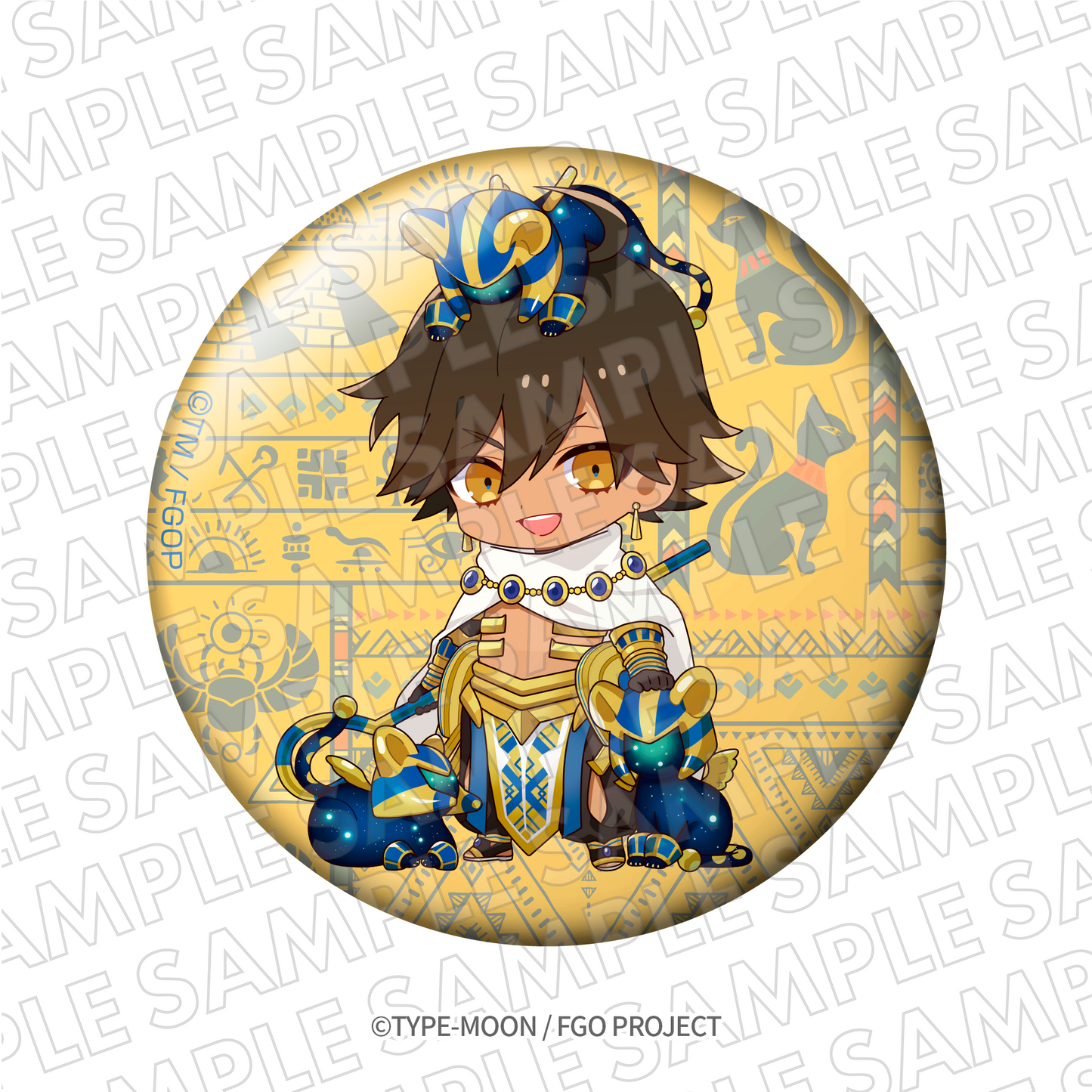 ラムセス大王展 × Fate/Grand Order 缶バッジ 5種トレーディング