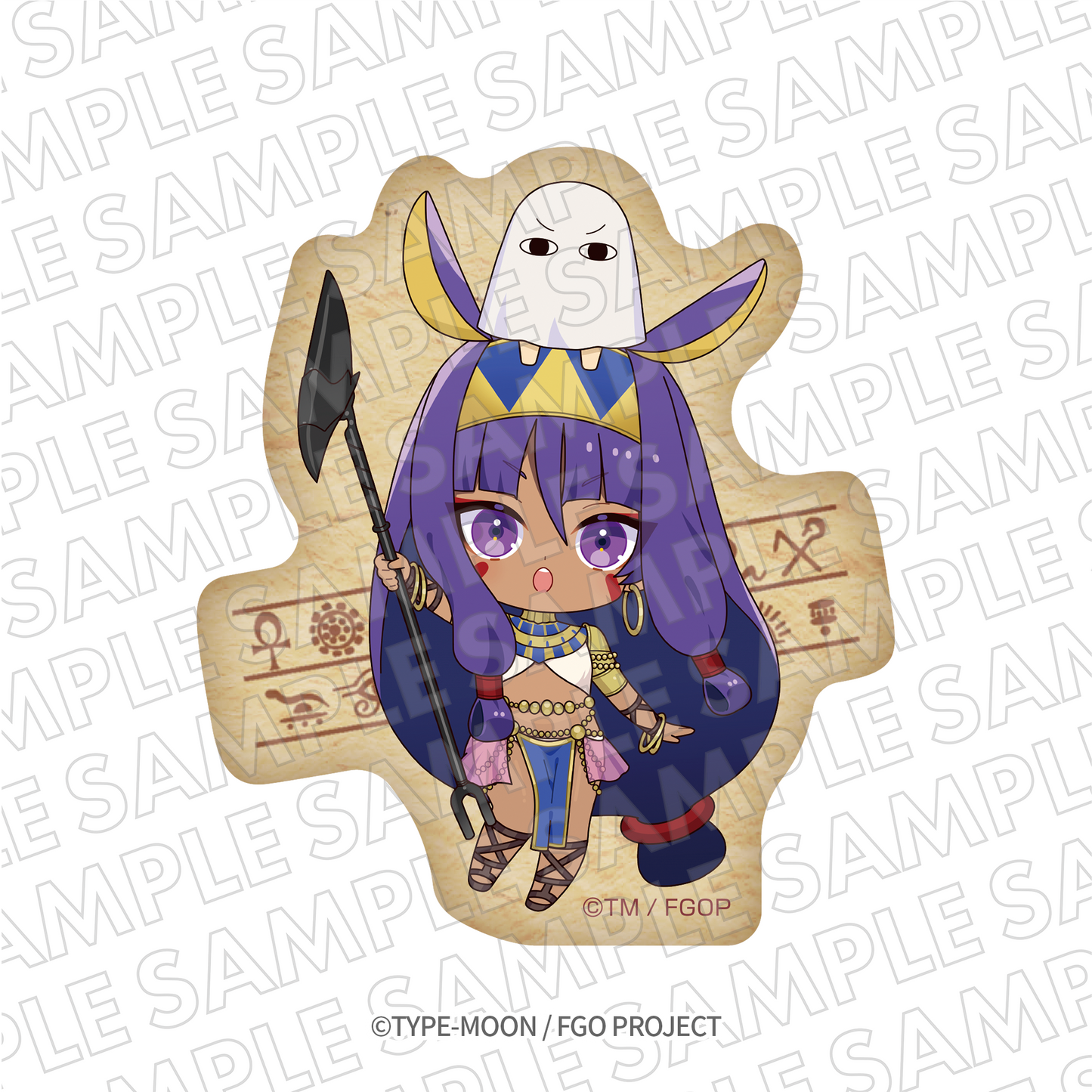 ラムセス大王展 × Fate/Grand Order　ダイカットステッカー　ニトクリス