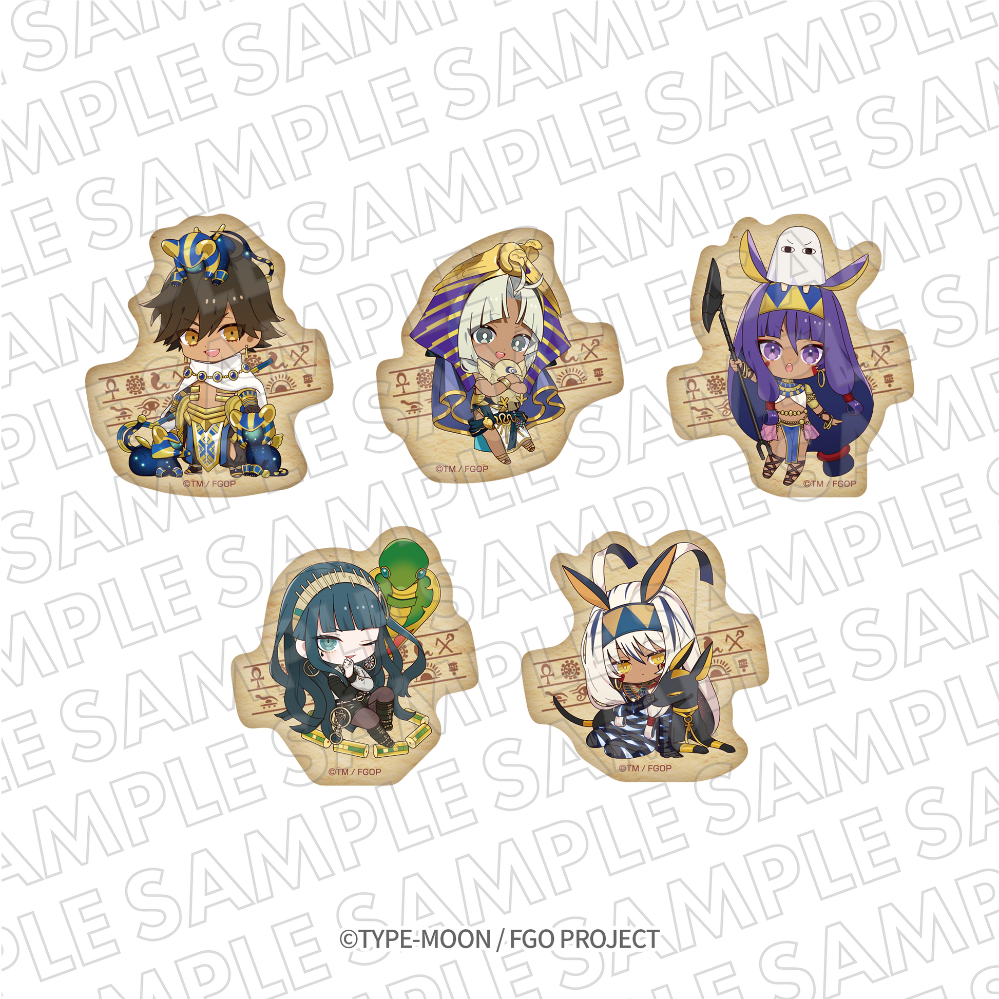 ラムセス大王展 × Fate/Grand Order ダイカットステッカー