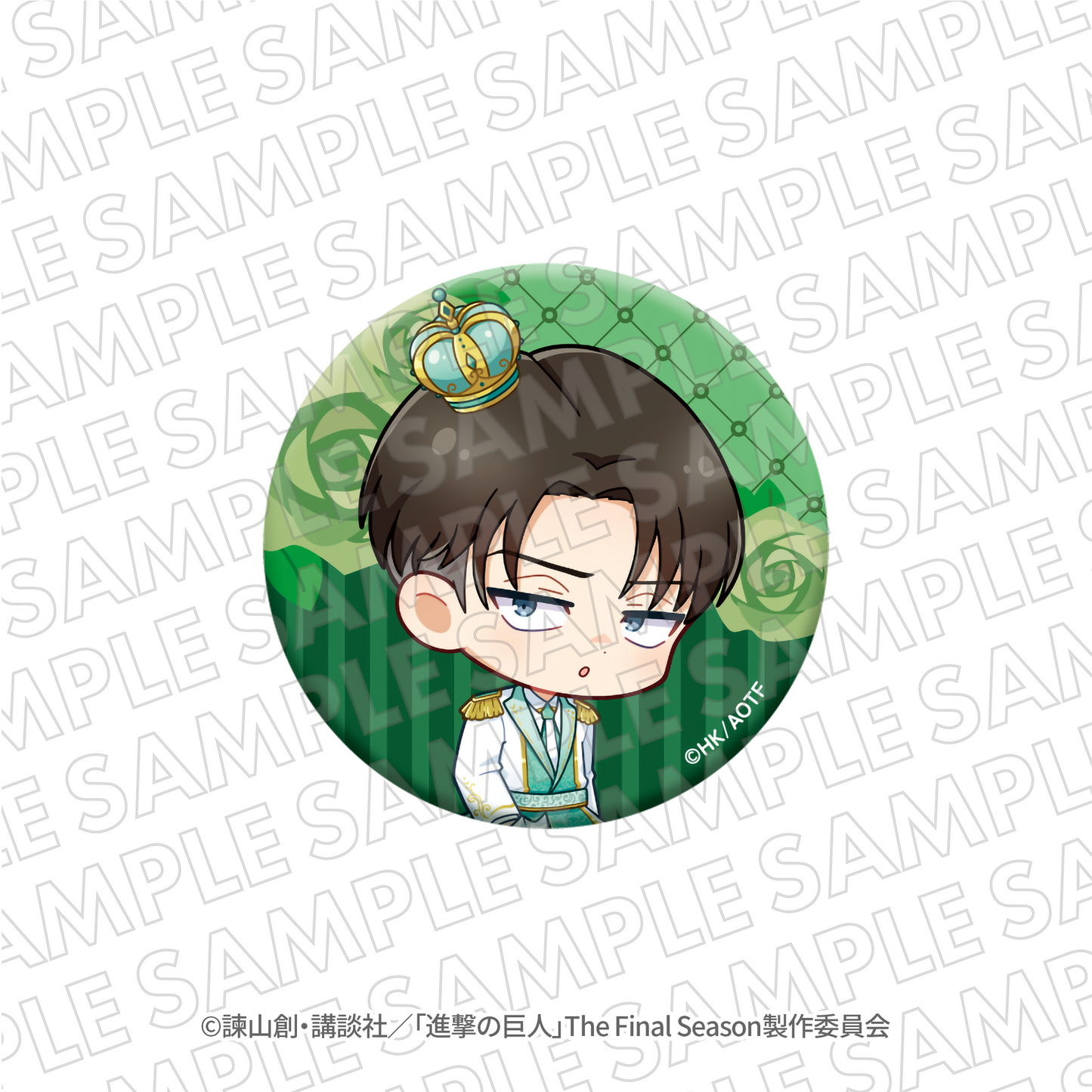 進撃の巨人 リヴァイ クックパッド ホログラム 缶バッジ 進撃の巨人 リヴァイ クックパッド ホログラム 缶バッジ