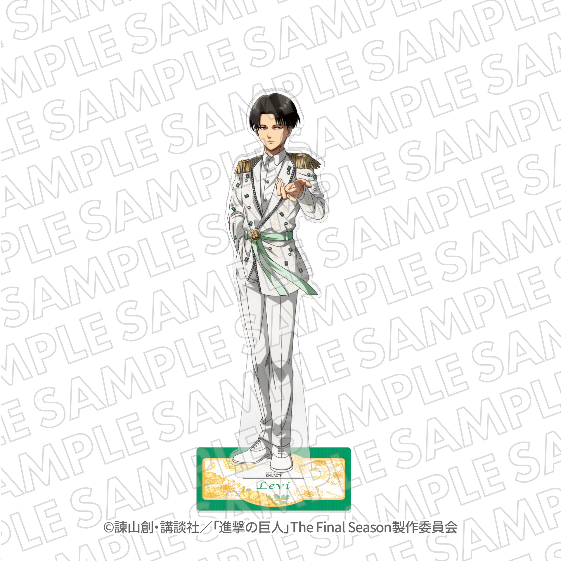 進撃の巨人✖️ノビエース リヴァイ兵長 アクリルブロック 2点 進撃の巨人✖️ノビエース リヴァイ兵長 アクリルブロック 2点