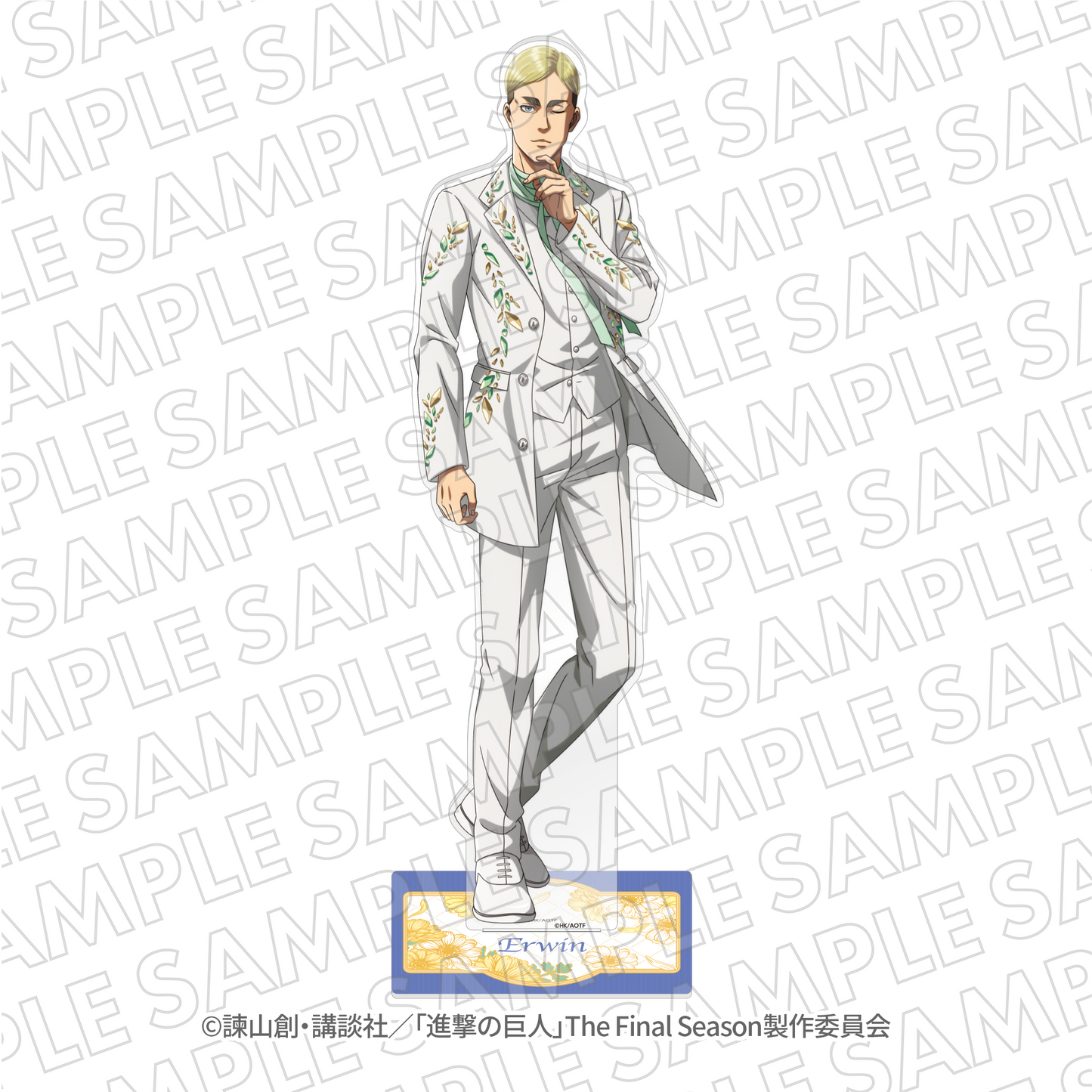 進撃の巨人』エスクリコラボ第二弾 BIGアクリルスタンド エルヴィン 進撃の巨人』エスクリコラボ第二弾 BIGアクリルスタンド エルヴィン