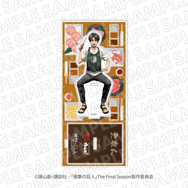 『進撃の巨人』じゅうじゅうカルビコラボ　アクリルスタンド　エレン